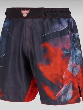 Raven Fightwear The Unkindness Mens Fight Gym Shorts Size 50 3X 4X 3XL 4XL